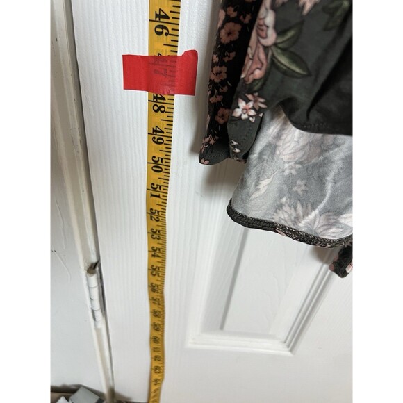 LOFT Plus Size 20 Floral Wrap Maxi Dress Sleeveless V-Neck Tie Waist NWT - Picture 11 of 12